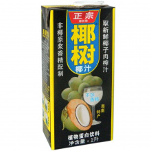 椰树椰汁1L纸盒装（12合）4月