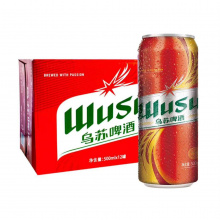 听装乌苏啤酒500ml（12听）6月