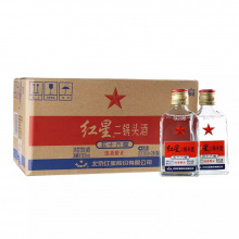 红星二锅头56度100ml（24瓶）