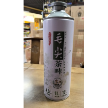 沃嘉伯中式精酿毛尖茶啤1L(6灌/件）